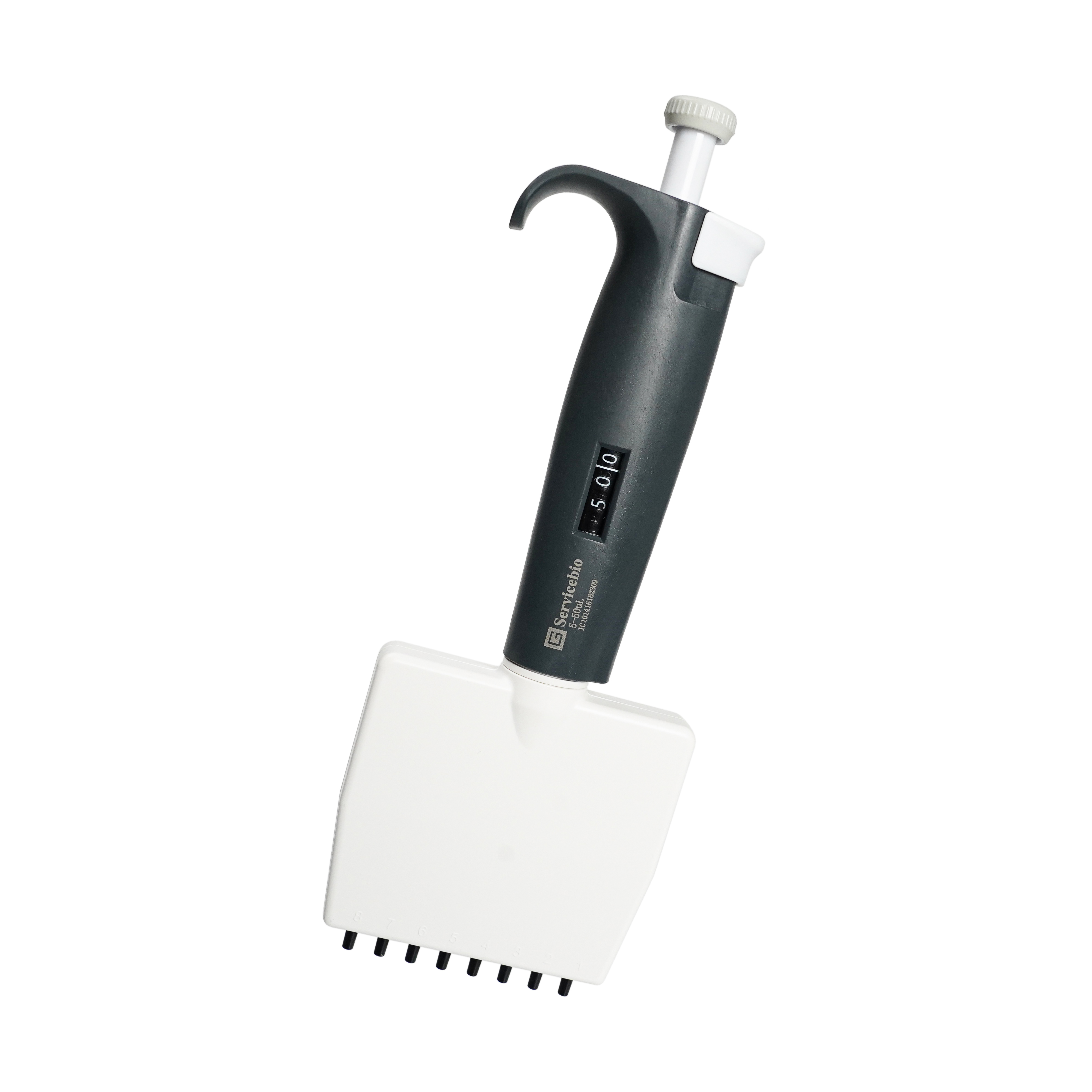 Многоканальная пипетка Servicebio, 5–50 мкл, SPIP-B50 (8 каналов)