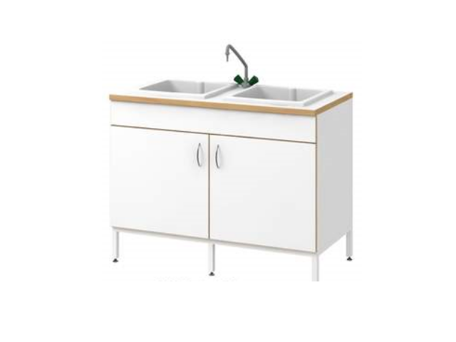 Стол с врезной мойкой из полипропилена СОВЛАБ 1200 МПЛ