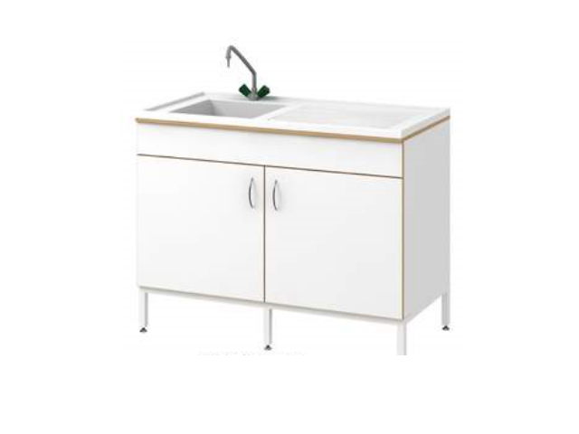 Стол с накладной мойкой из полипропилена СОВЛАБ 1500 МПП