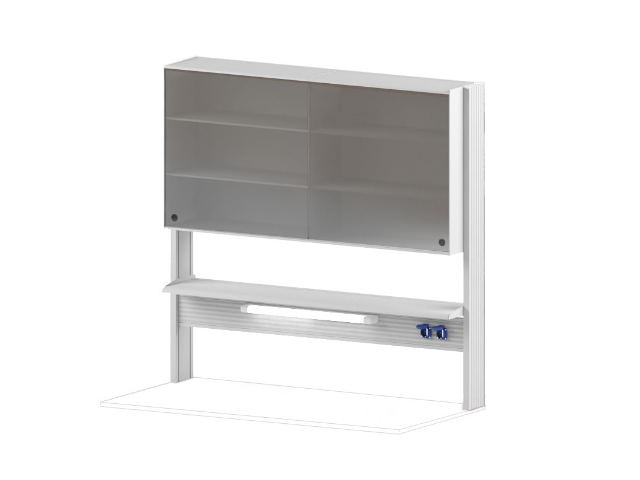 Стойка с шкафами-полками СОВЛАБ Mod. 1500 ТСПШ-60