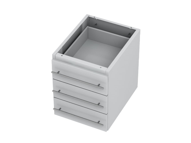 Тумба подвесная металлическая СОВЛАБ Mod. 400-3-ТЯМпн