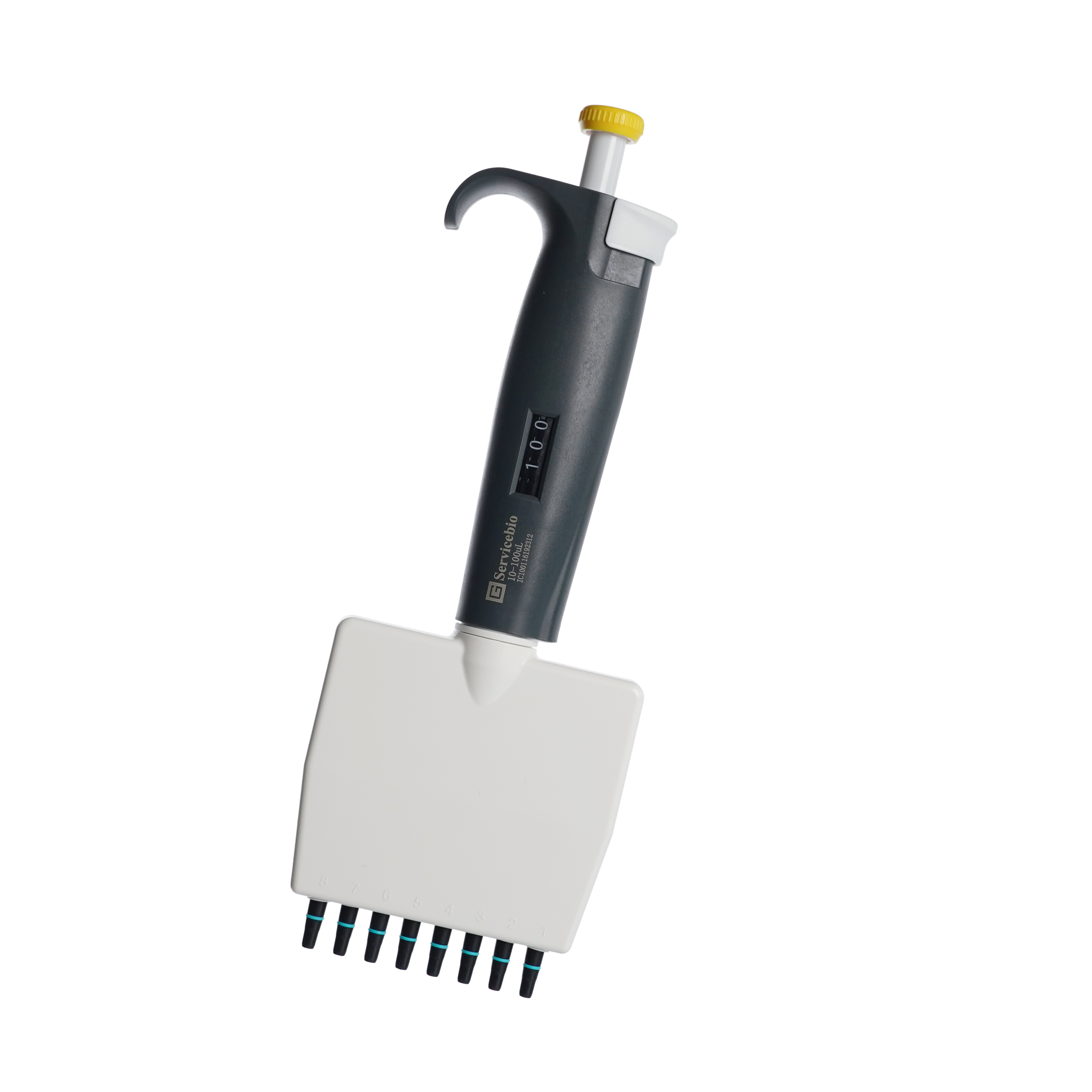 Многоканальная пипетка Servicebio, 10–100 мкл, SPIP-B100 (8 каналов)