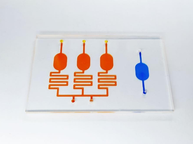 Чип для смешивания TRDC змейка с лунками