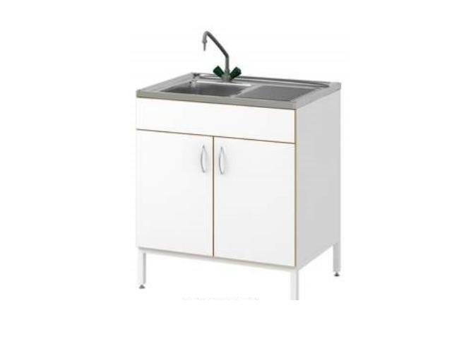 Стол с накладной мойкой из нержавеющей стали СОВЛАБ 800 НЖ