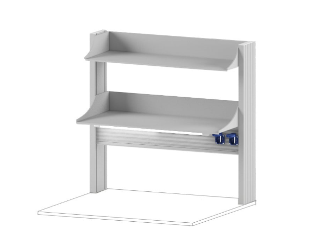 Стойка с металлическими полками СОВЛАБ Mod. 900 ТСПРн